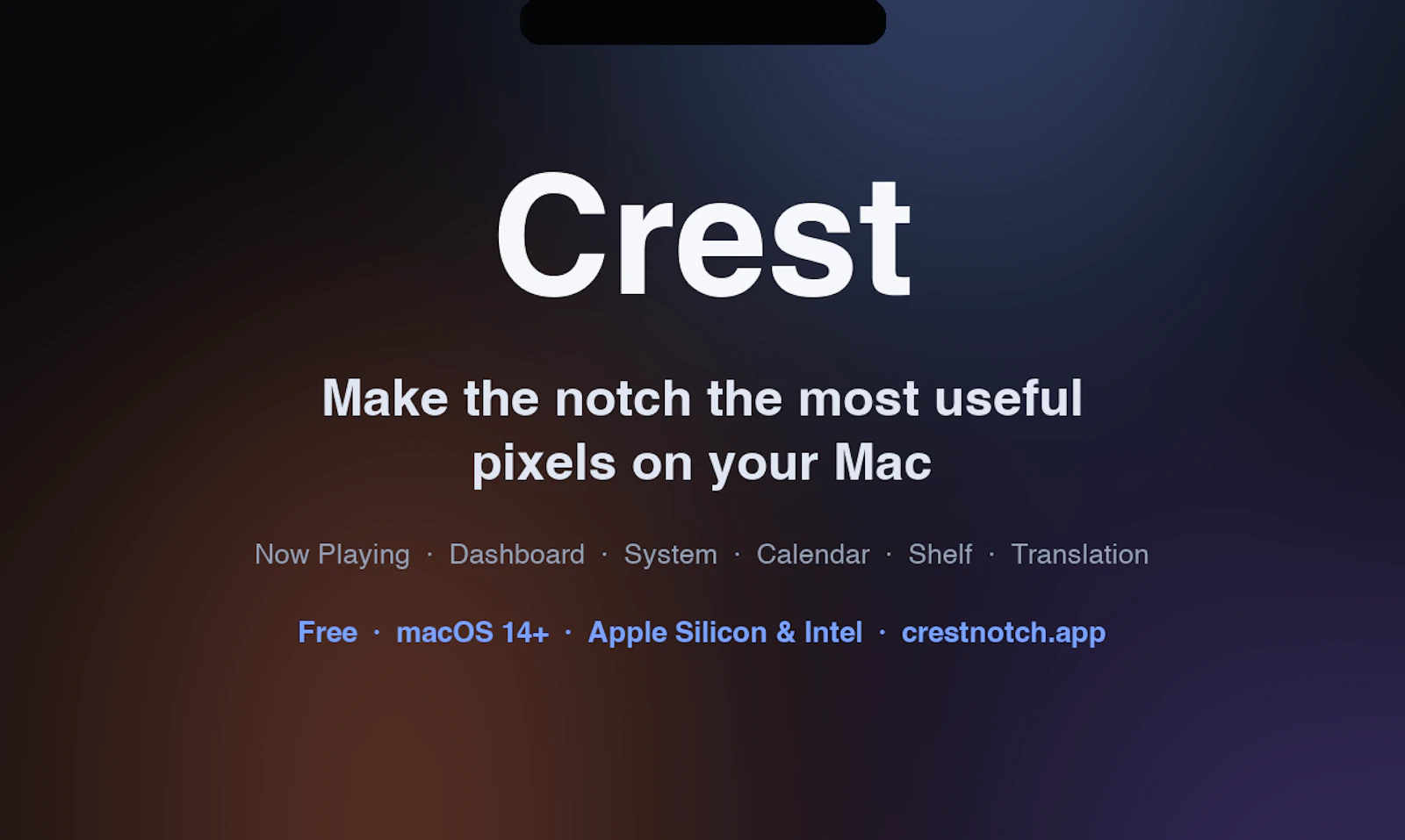 Crest screenshot 1