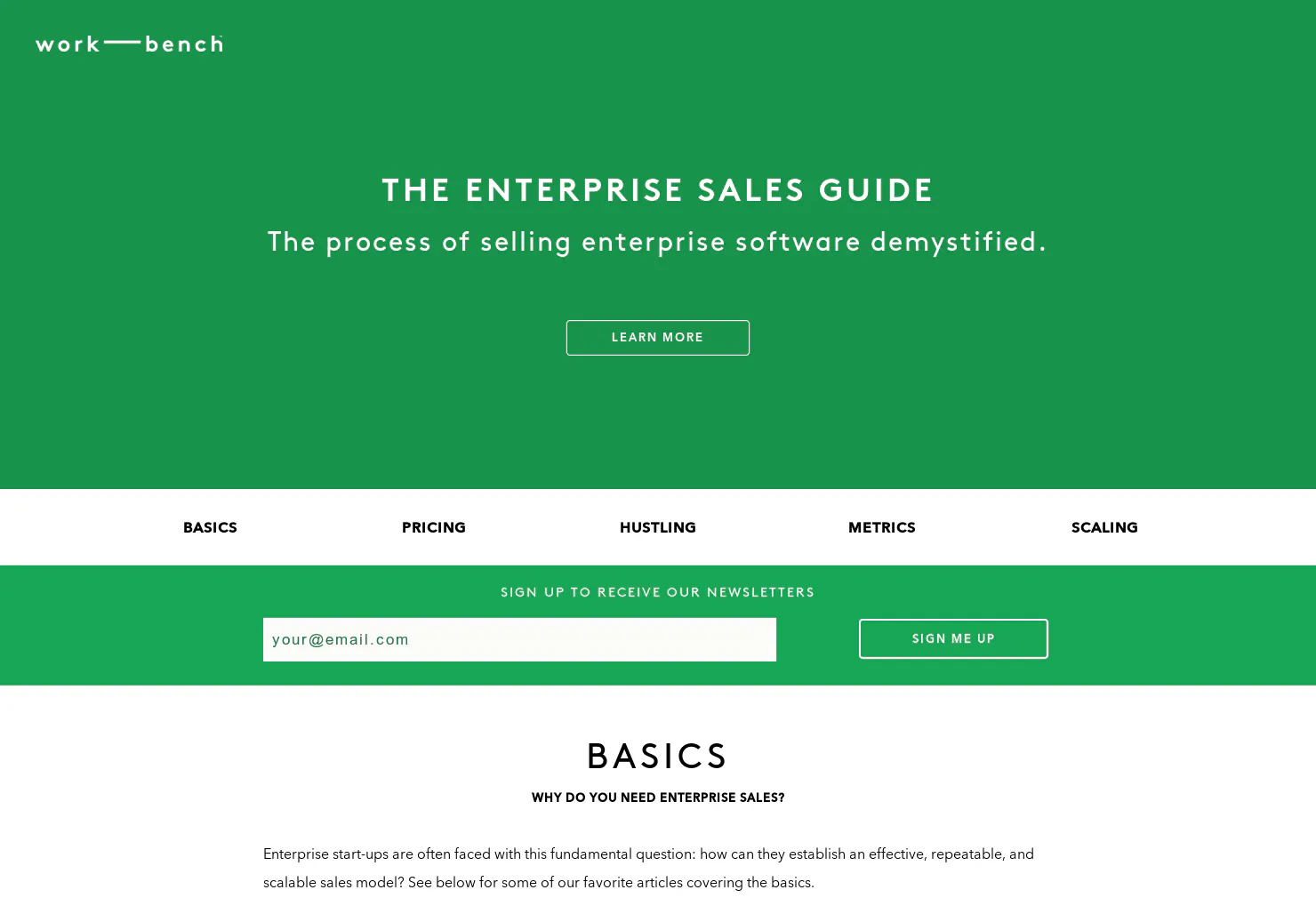 Enterprise Sales Guide