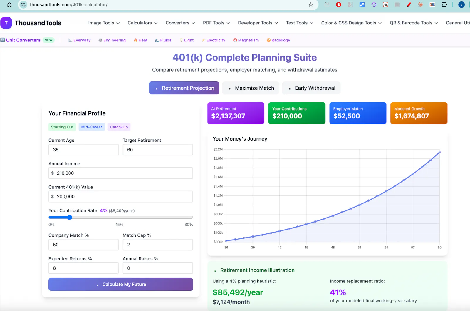 ThousandTools screenshot 2