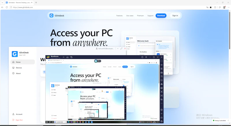 Glintdesk screenshot 2