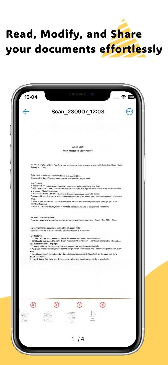 وسائط Swish Scan: PDF Scanner - فحص ماجستير في جيبك 4