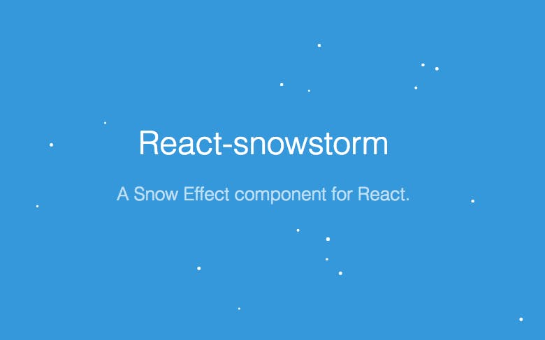 React SnowStorm media 1