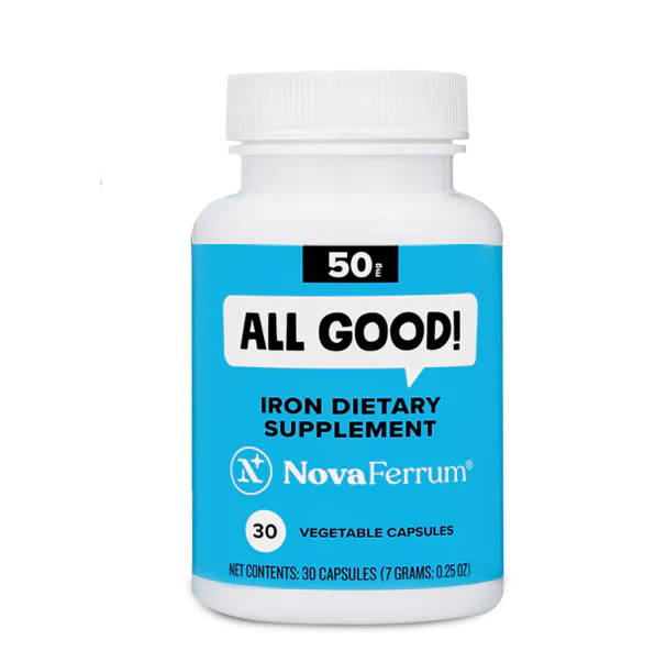All Good 50MG Iron Capsule Supplements gallery image