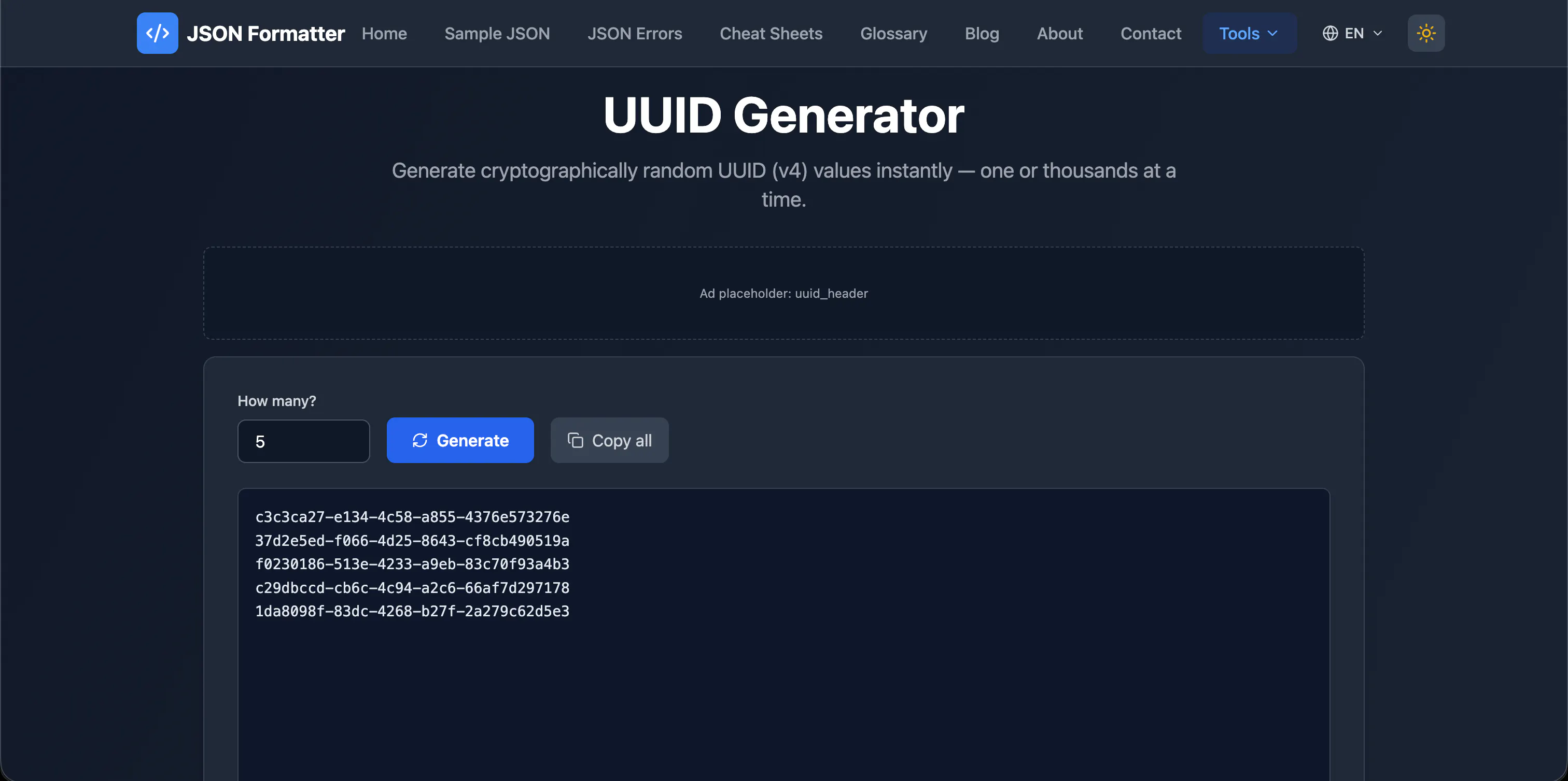 JSON Formatter Blob Viewer gallery image