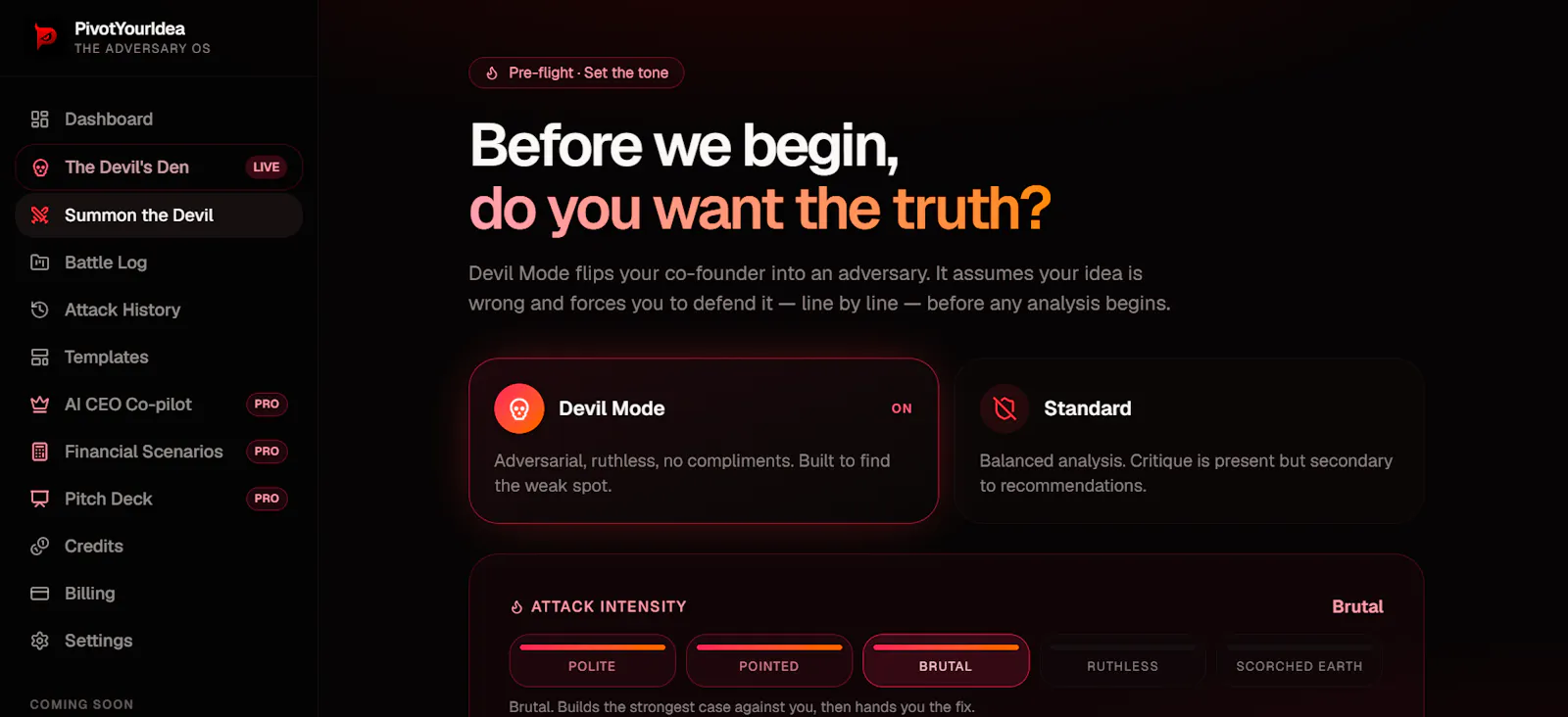PivotYourIdea screenshot 2