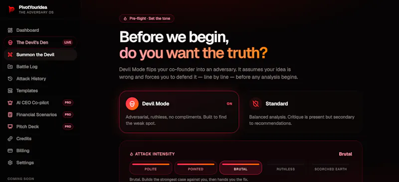 PivotYourIdea screenshot 2