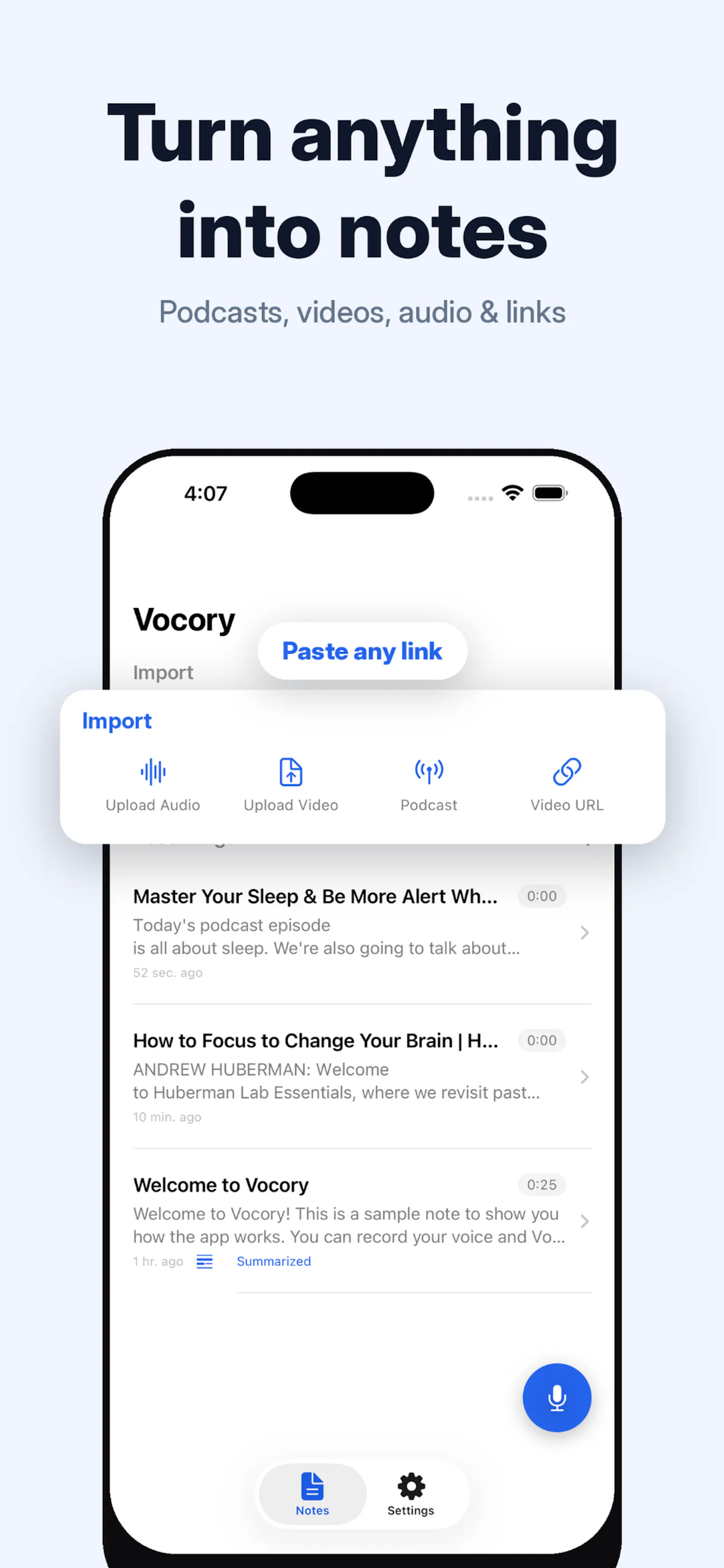 Vocory screenshot 2
