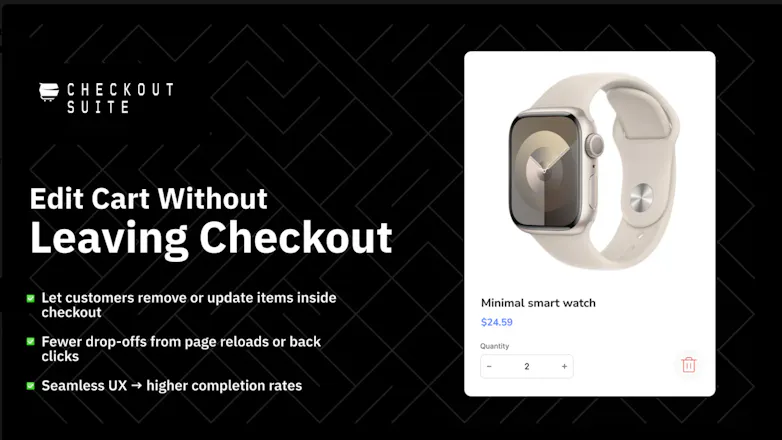 Checkout Extension for Shopify Plus gallery image