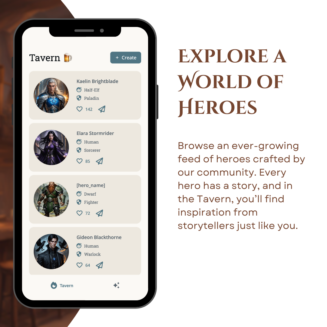 โรงเตี๊ยมแห่งนิทาน - Fantasy Hero Creator: ที่ซึ่งตำนานเกิดมา! media 2