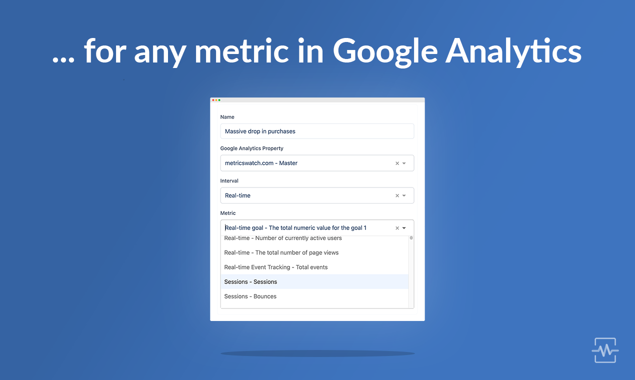 MW의 실시간 Google Analytics Alerts - 메트릭의 중대한 변경에 대한 즉각적인 경고를 얻으십시오 미디어 5