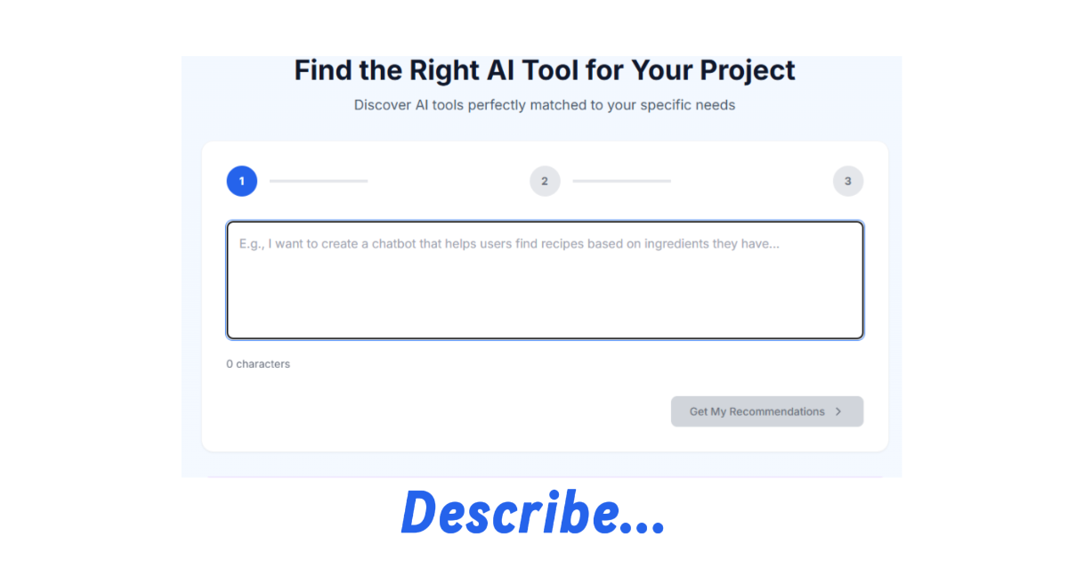 Média usetoolcraft - Plans étape par étape de la découverte d'outils AI active pour les projets. 3
