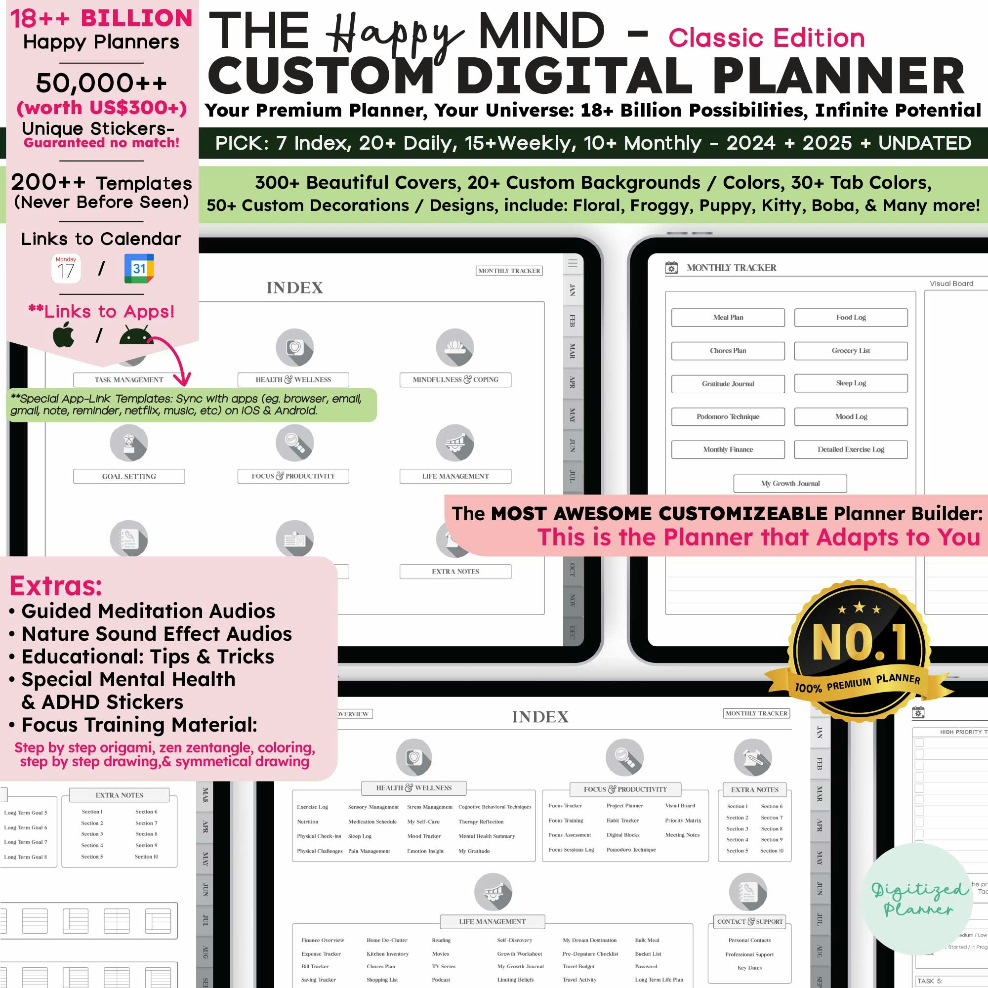 Custom Digital Planner for 2024 & beyond