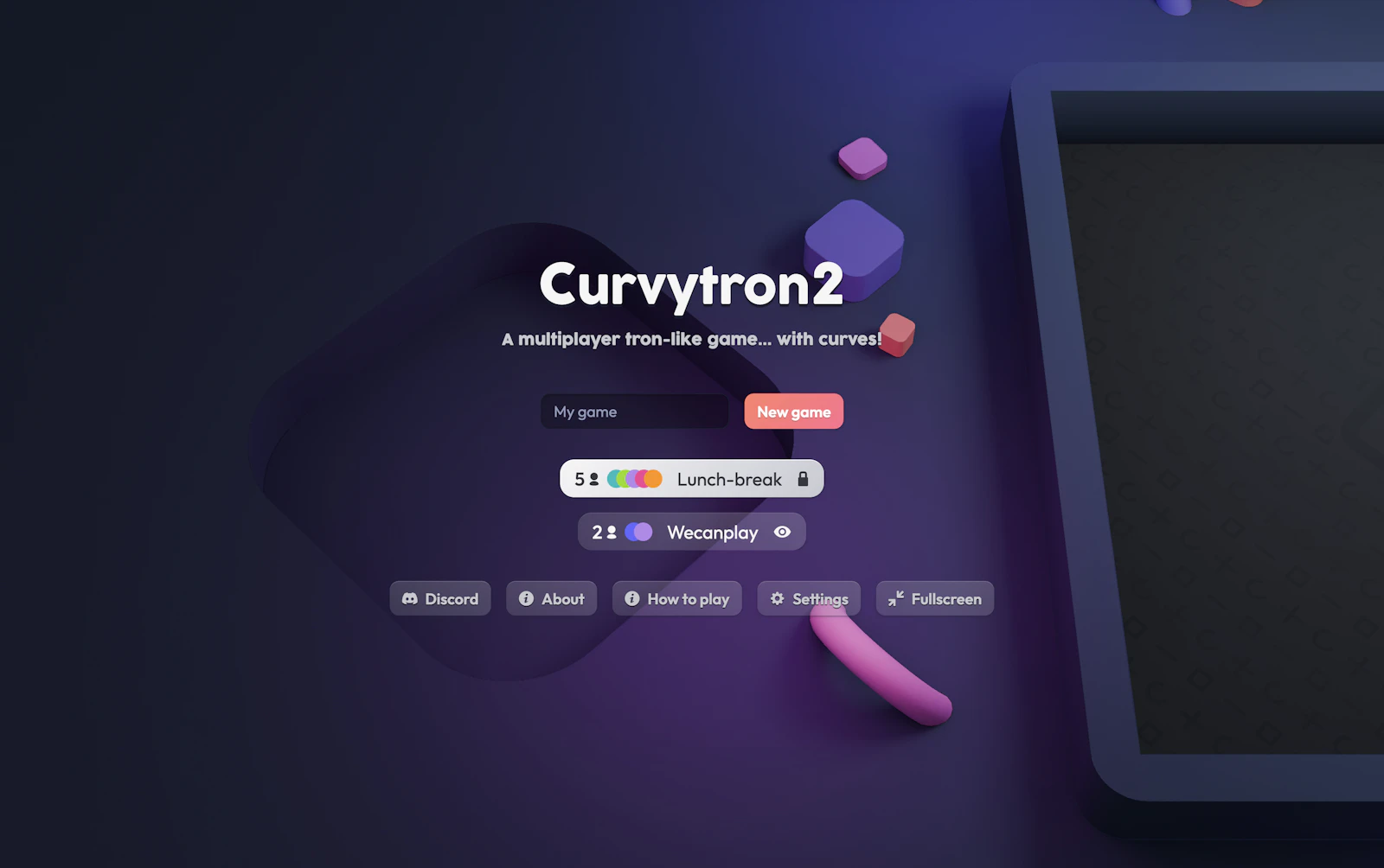 Curvytron 2 screenshot 2