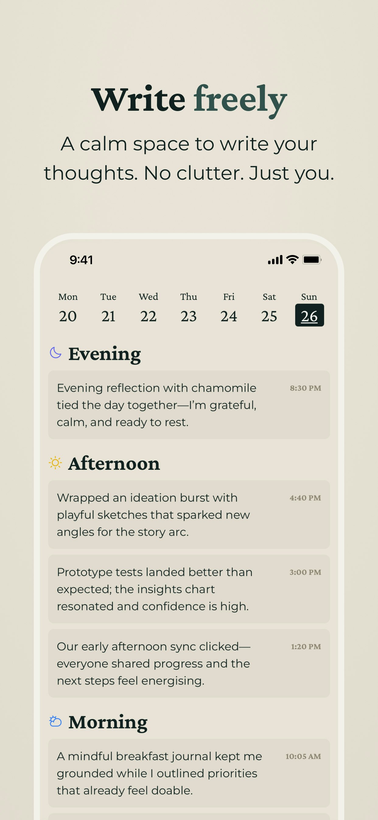 Mindbrew: Your AI Journal - Screenshot 2 preview