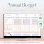 Annual Budget Spreadsheet Template