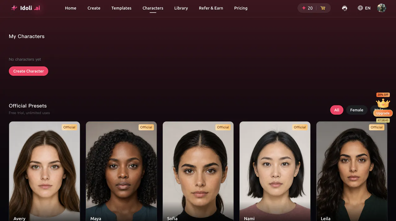 Idoli.ai gallery image