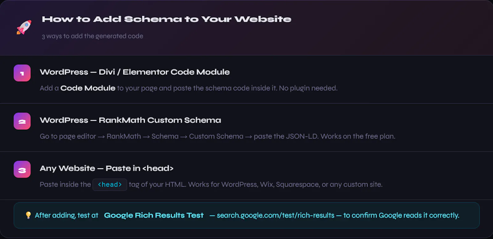 Free Schema Markup Generator screenshot 4