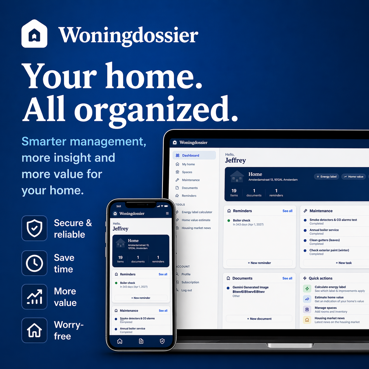 Woningdossier - House admin made simple