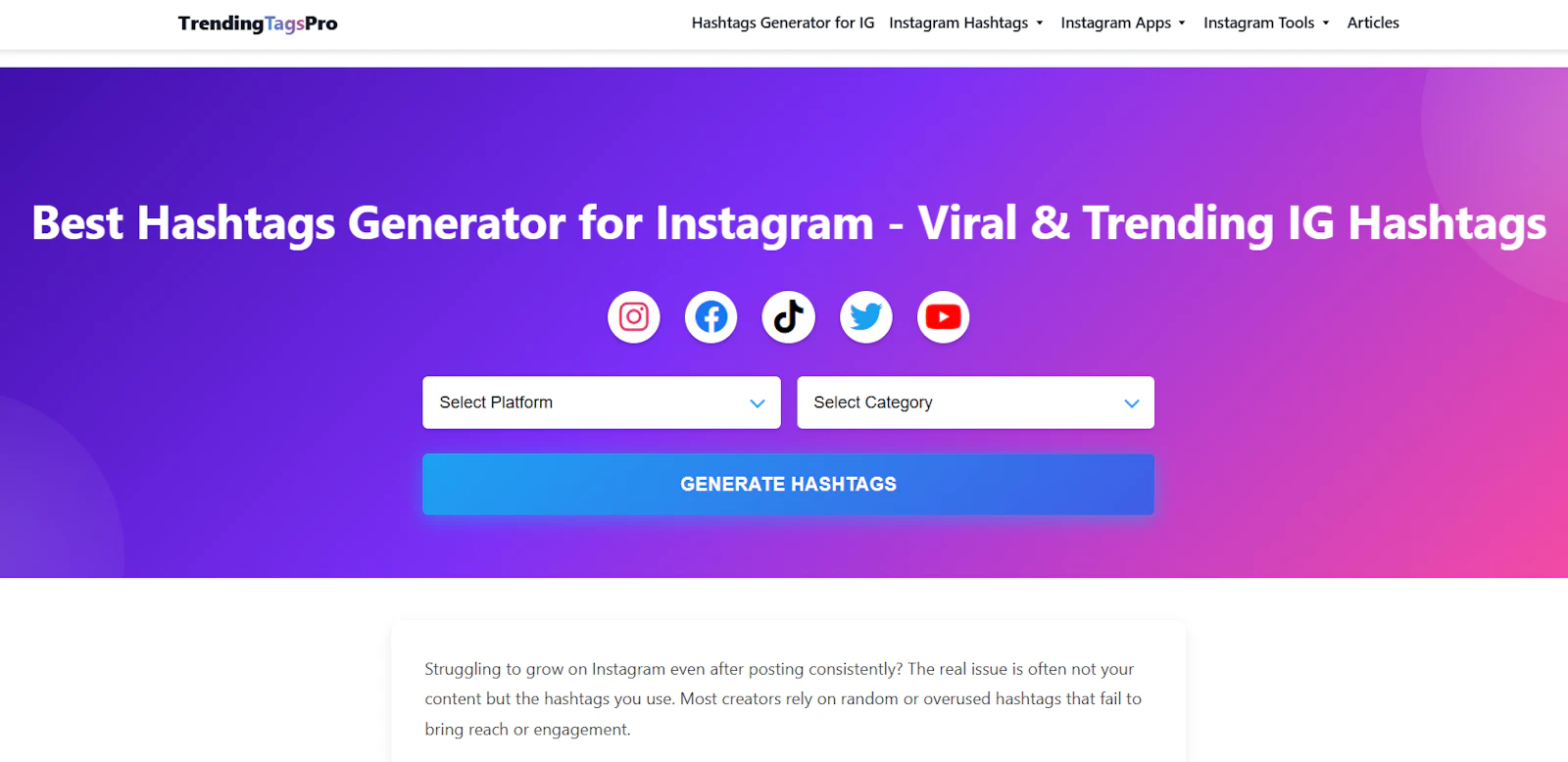 Trending Tags Pro screenshot 1