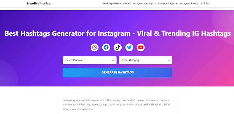 Trending Tags Pro screenshot 1