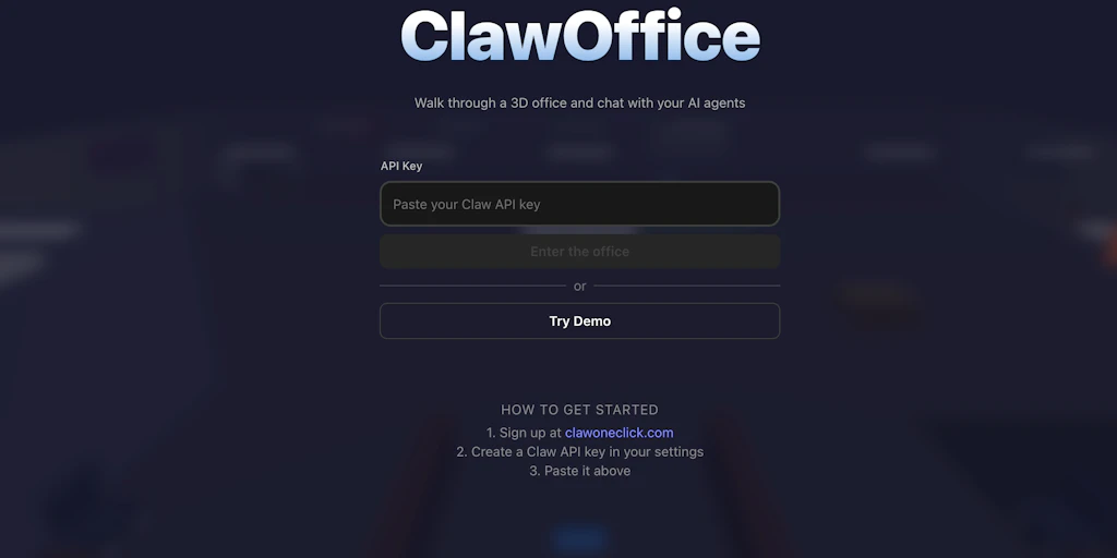 ClawOffice:為您的 Open Claw 代理程式打造的真實辦公空間