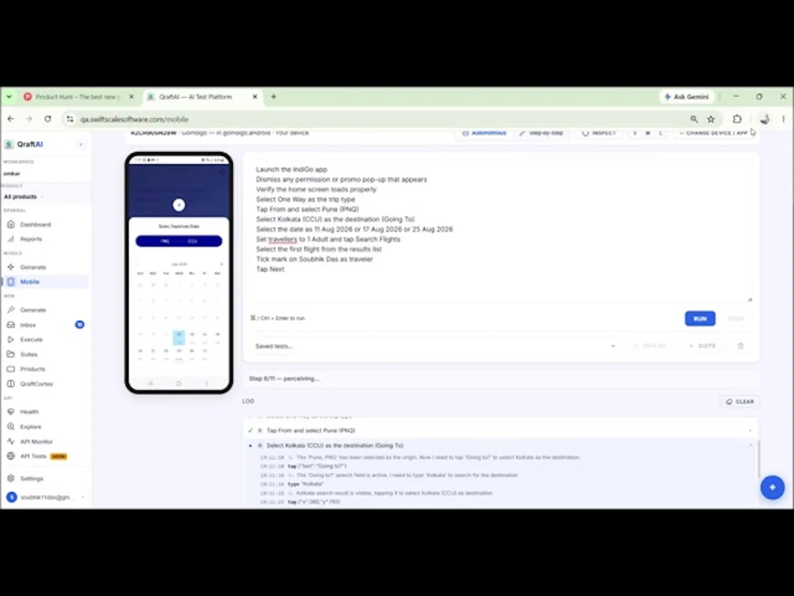 SwiftScale Software screenshot 1 (video preview)