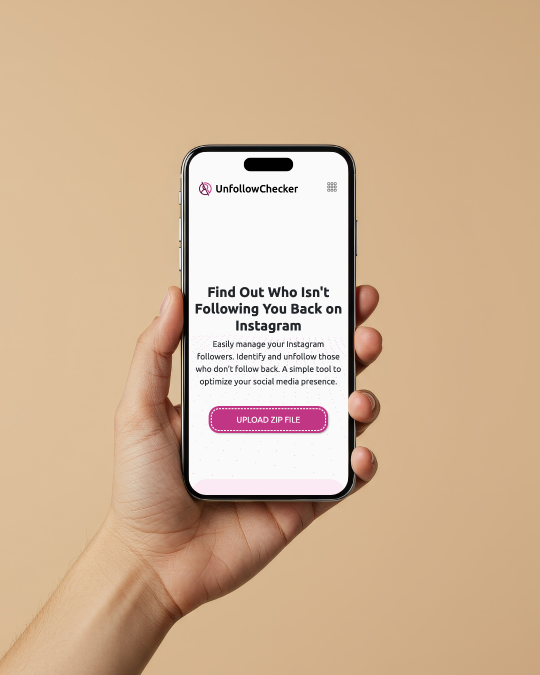 Unfollow Checker - Screenshot 3 showing product features and functionality