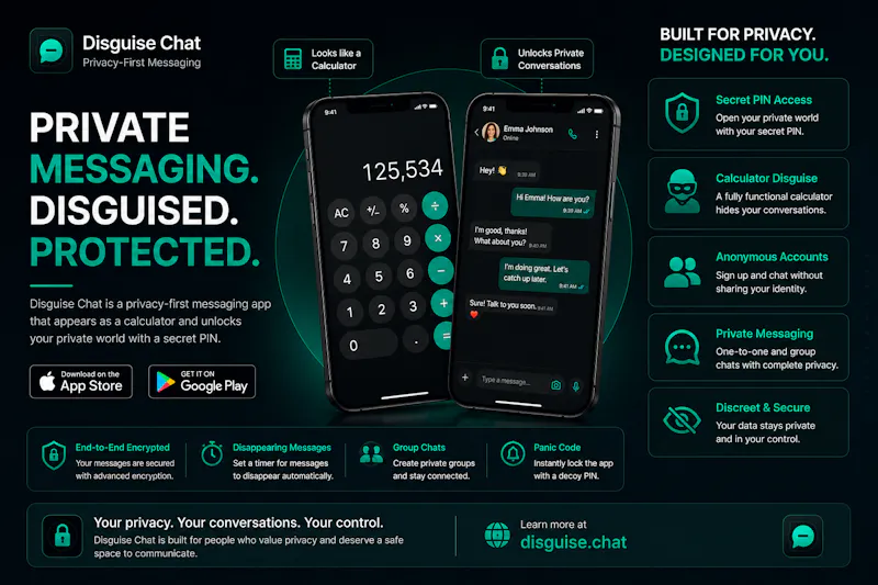 Disguise Chat — Secret Messenger App screenshot 2