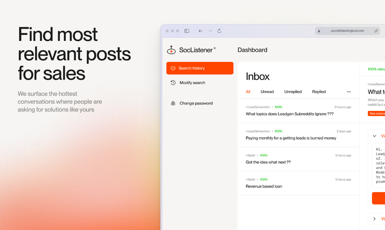 SocListener - Screenshot 3 preview