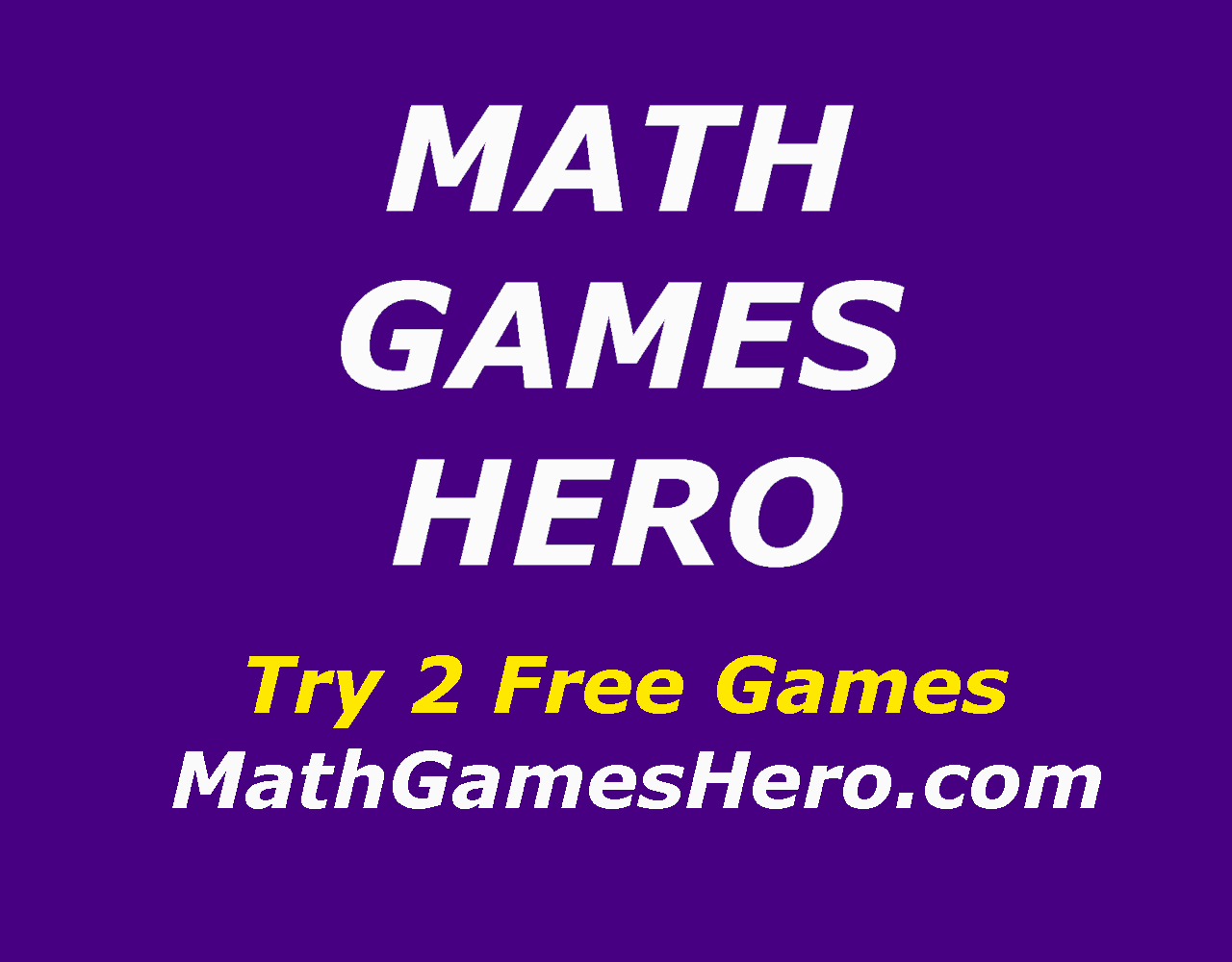 Math Games Hero gallery image