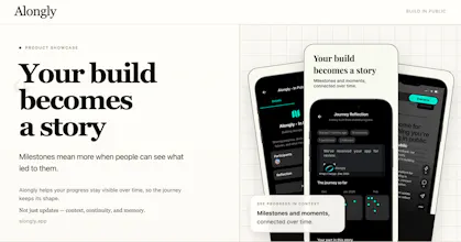 Alongly — Build in public. gallery image