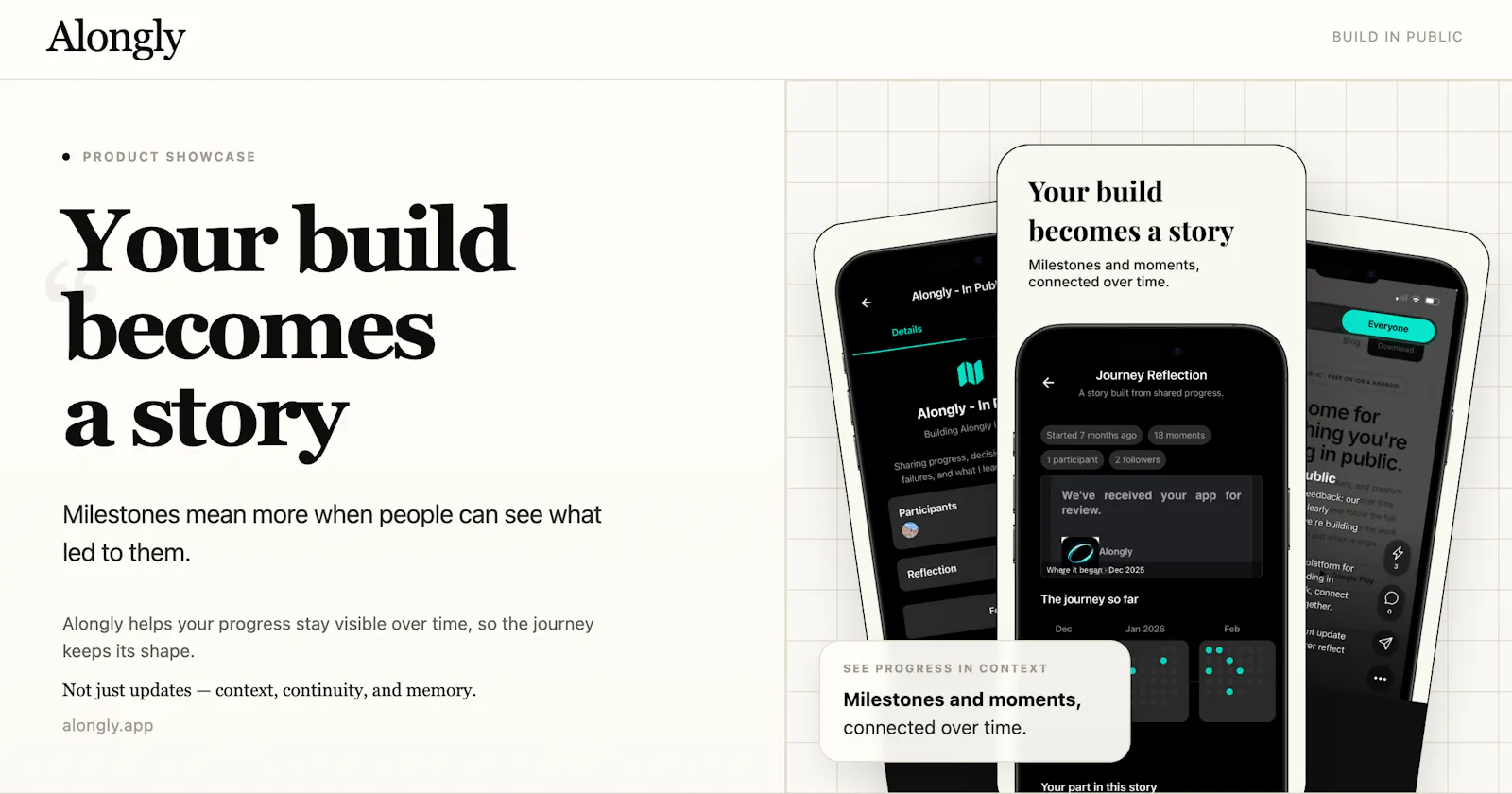 Alongly — Build in public. screenshot 4