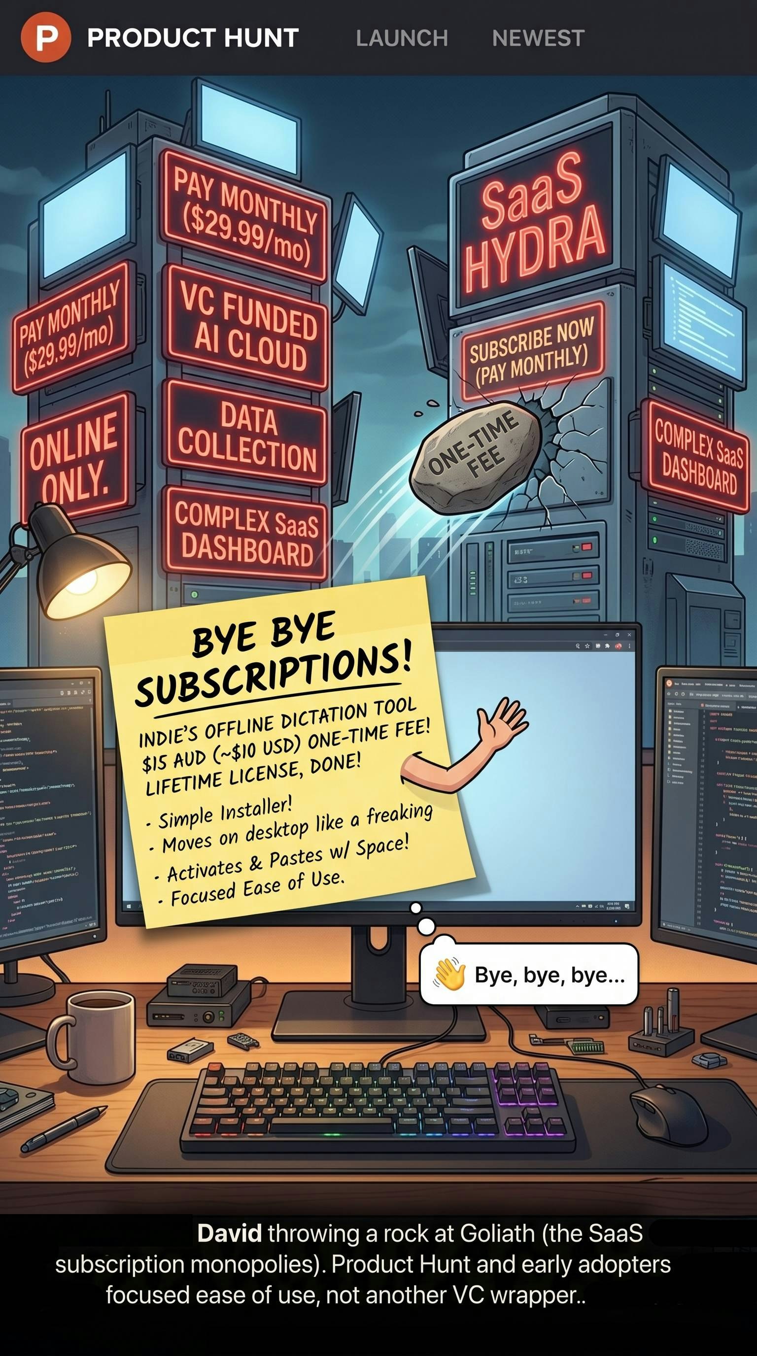 VocalCraft: Lifetime Offline Dictation gallery image