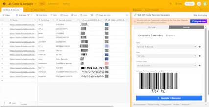 Airtable QR Code Generator gallery image