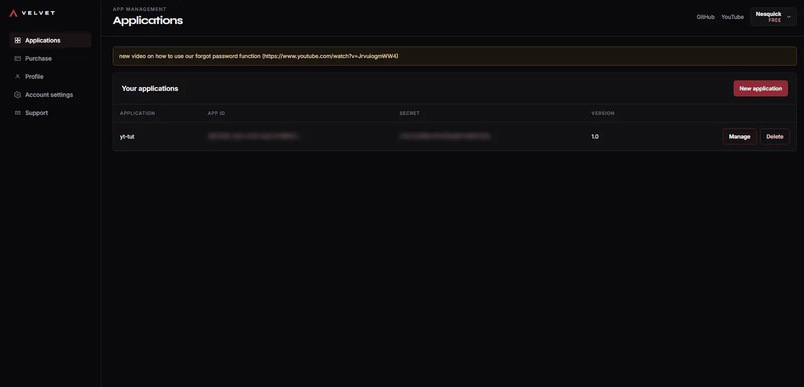 VelvetAuth — License keys & user auth screenshot 2