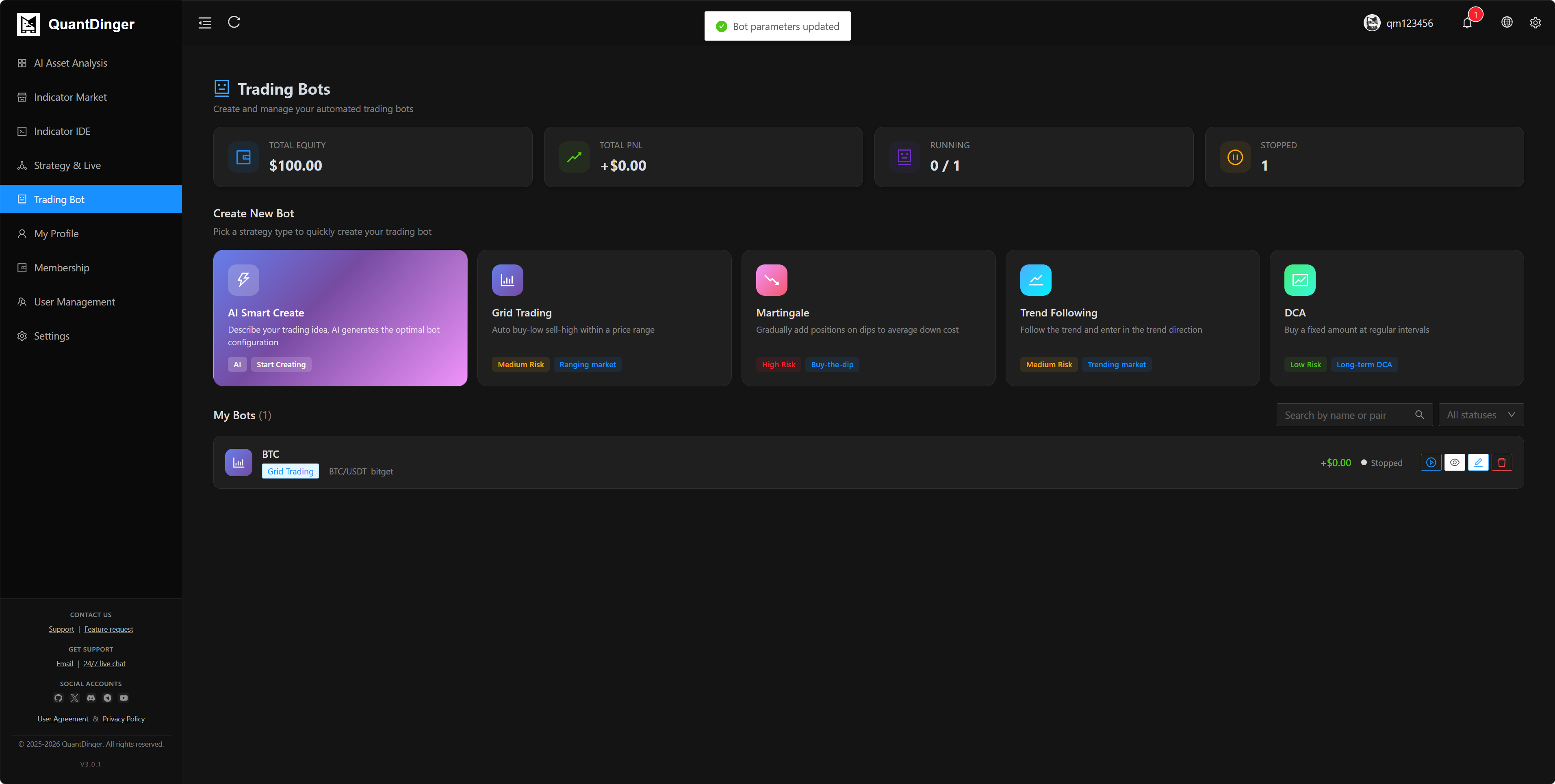 QuantDinger gallery image