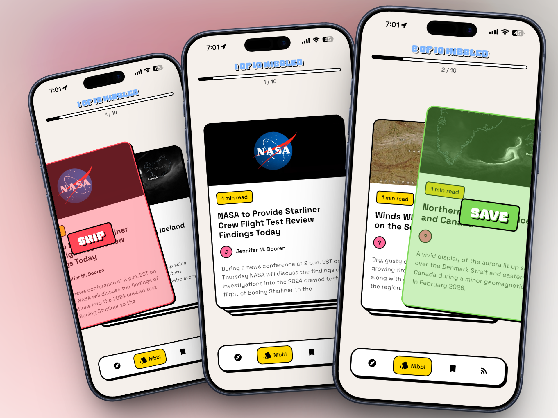  Nibbl - Read What Matters - Main product screenshot demonstrating key features and user interface