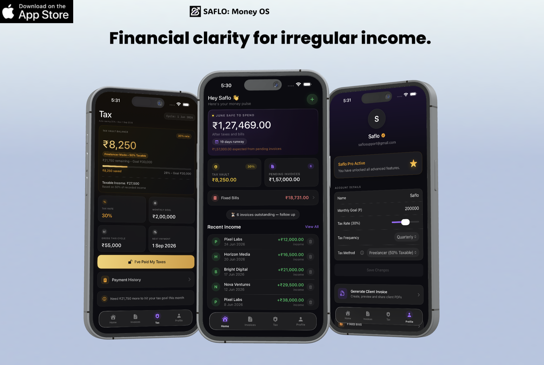 Saflo:Money OS