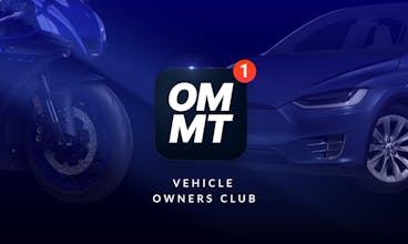 OMMT Club界面的截图：与一群热情的车辆爱好者互动。