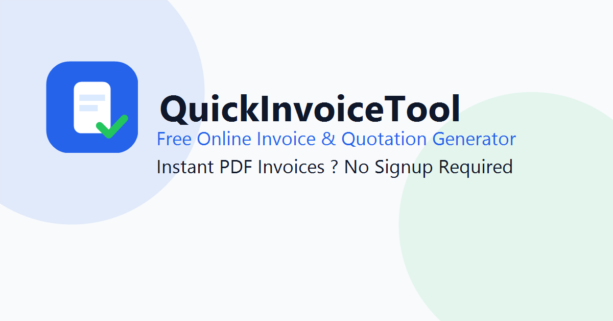 Quick Invoice Tool gallery image