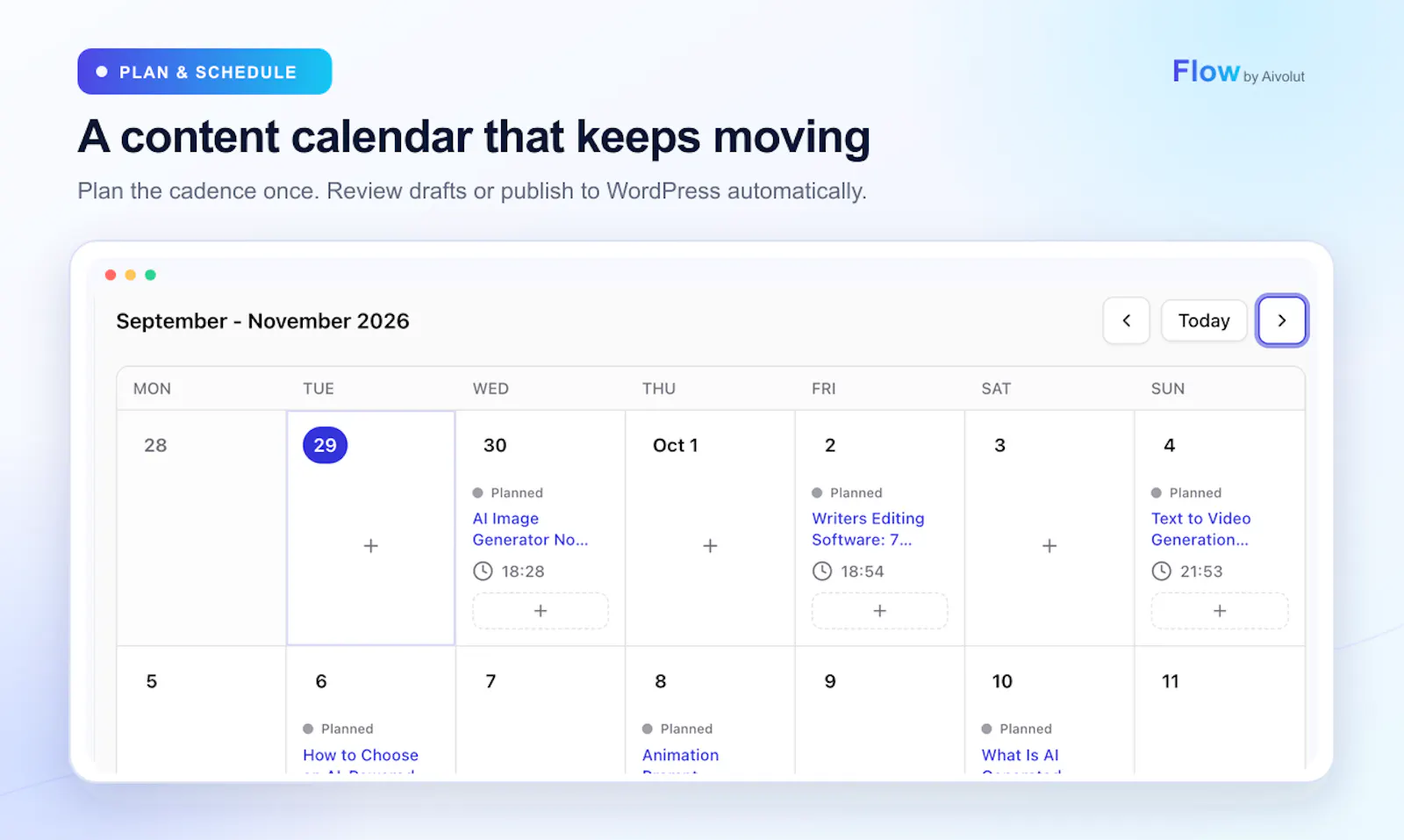Flow by Aivolut screenshot 4