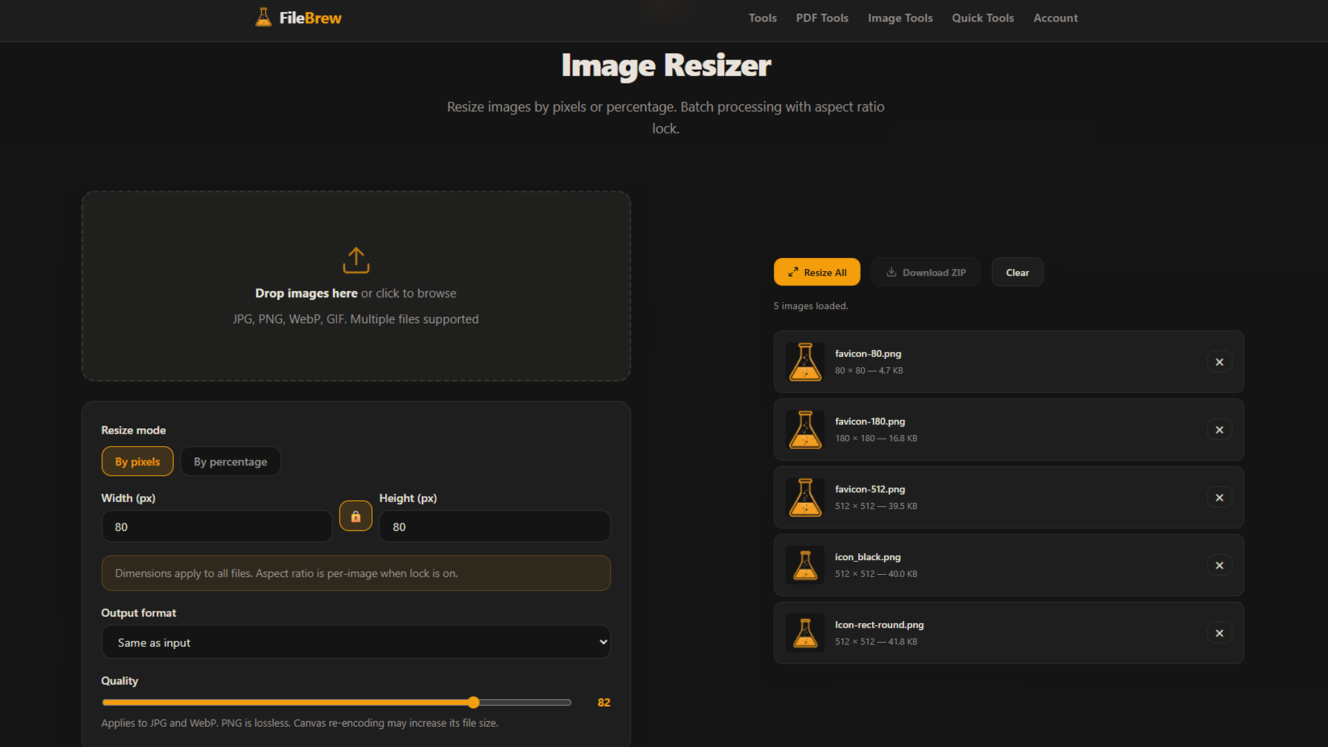 FileBrew gallery image