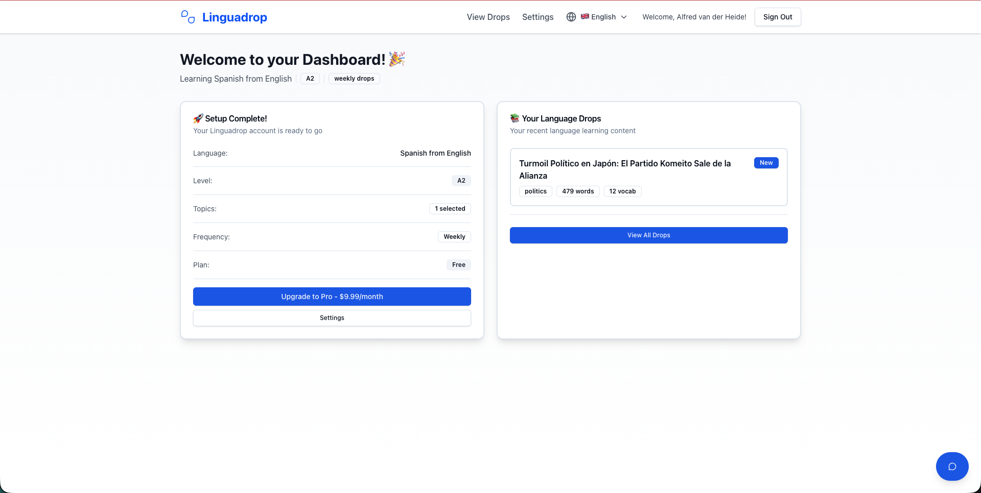 Linguadrop gallery image