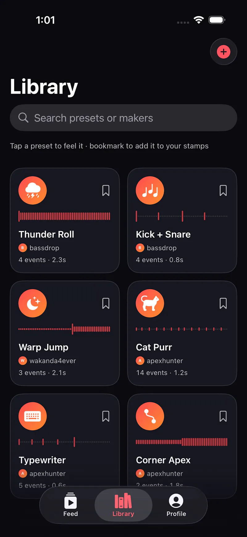 Haptix screenshot 1