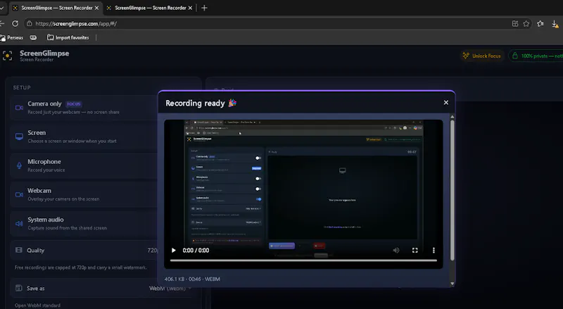 ScreenGlimpse screenshot 3
