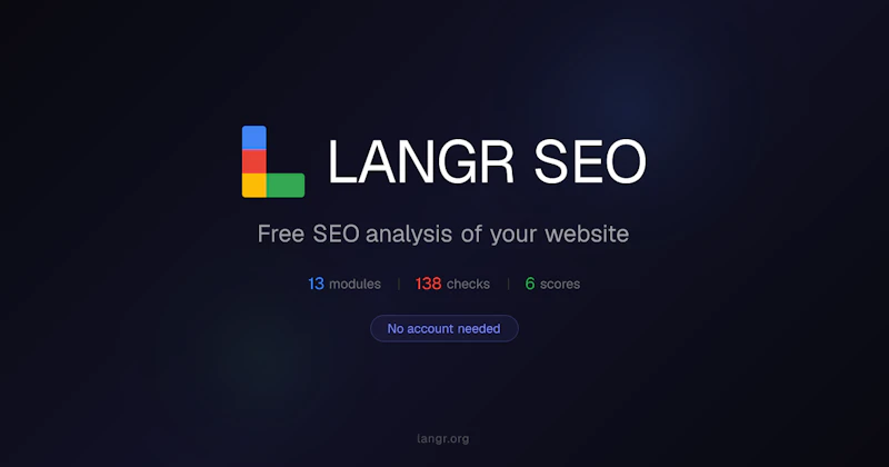 LANGR SEO screenshot 1