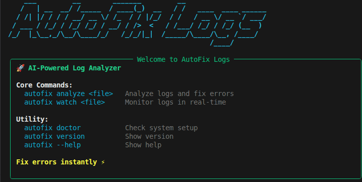 Autofix Logs