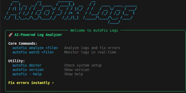 Autofix Logs