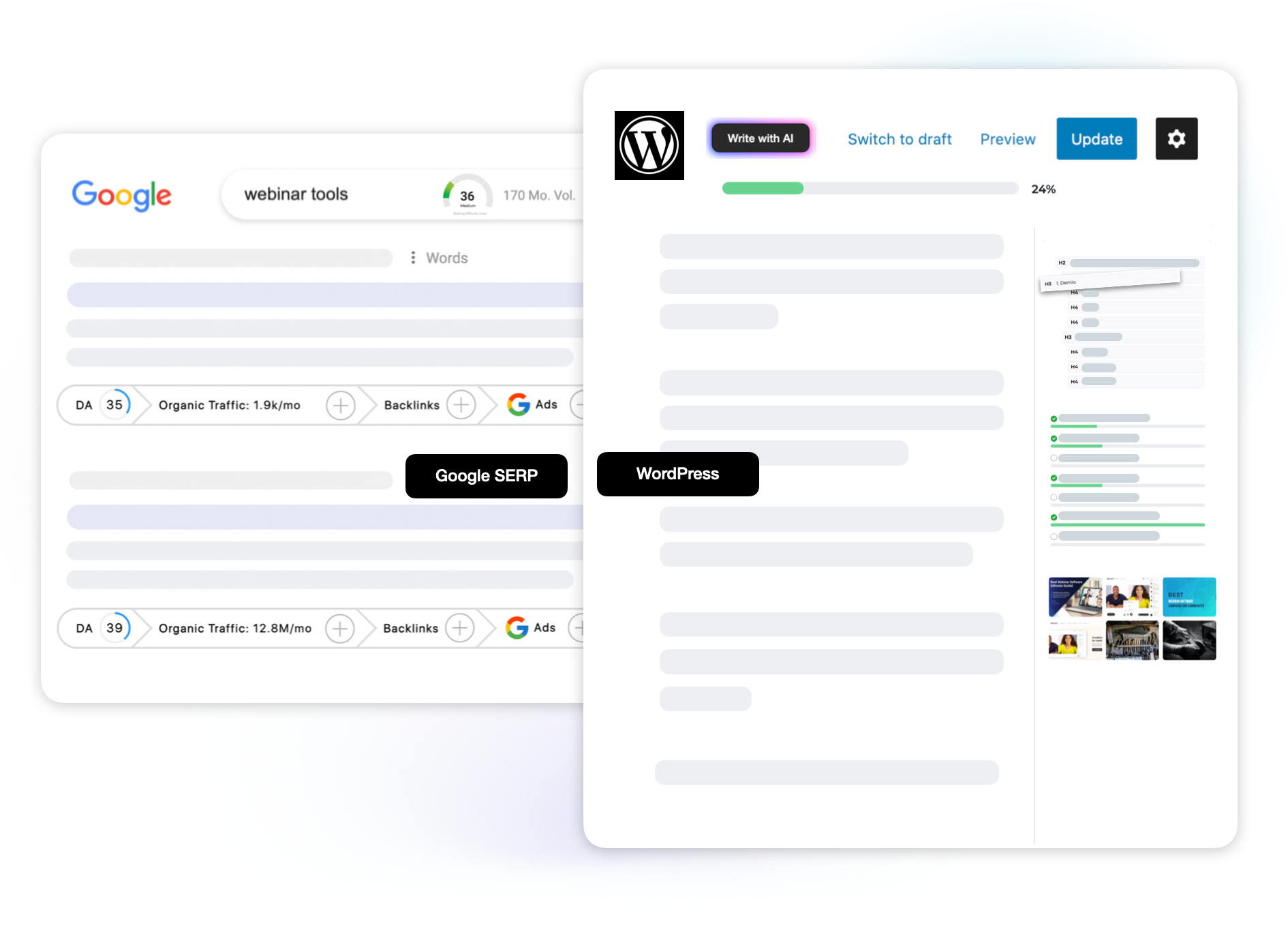 GrowthBar的WordPress Chrome扩展 media 1
