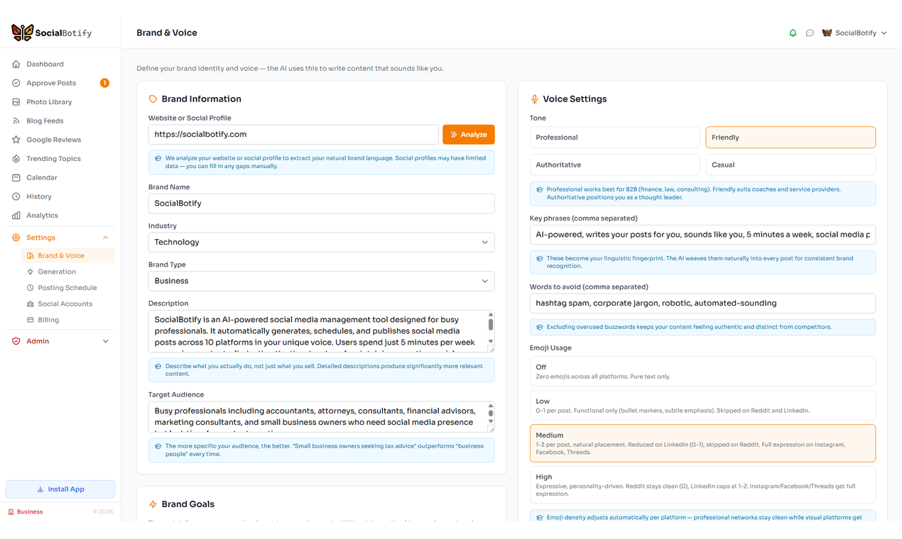 SocialBotify gallery image